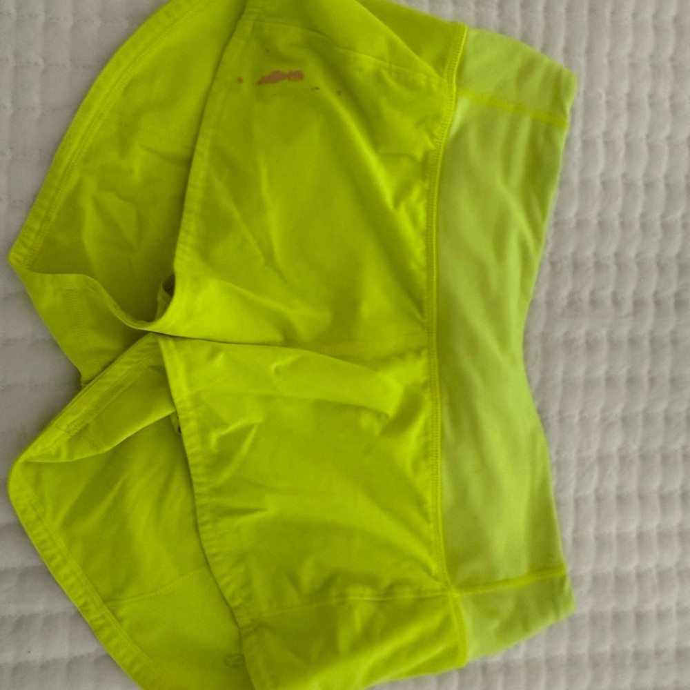 Lululemon Athletica Lime Green Shorts
